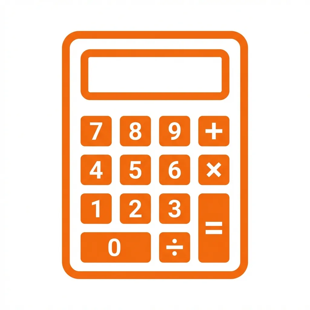 Land measurement calculator icon for unit conversion